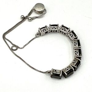 GARNET Bracelet Bolo Sterling